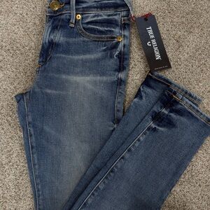 True Religion Women's Blue Skinny Jeans